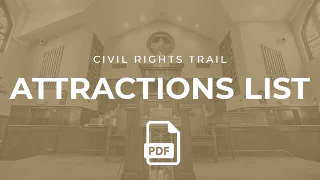 Civil Rights Trail Attractions List
