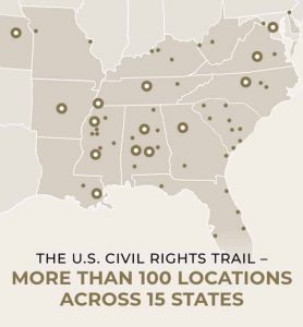 Civil Rights Trail Map