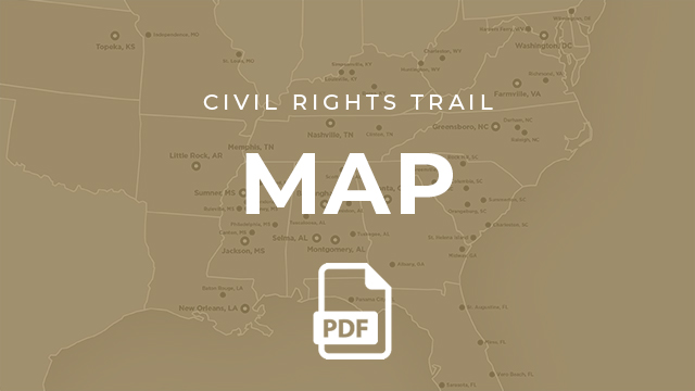 Civil Rights Trail Map