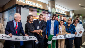 Ribbon-cutting ceremony for the Civil Rights Trail Market at Birmingham-Shuttlesworth International Airport